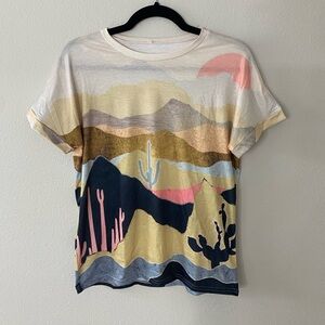 Desert Mountain Scape Nature Outdoors Shirt